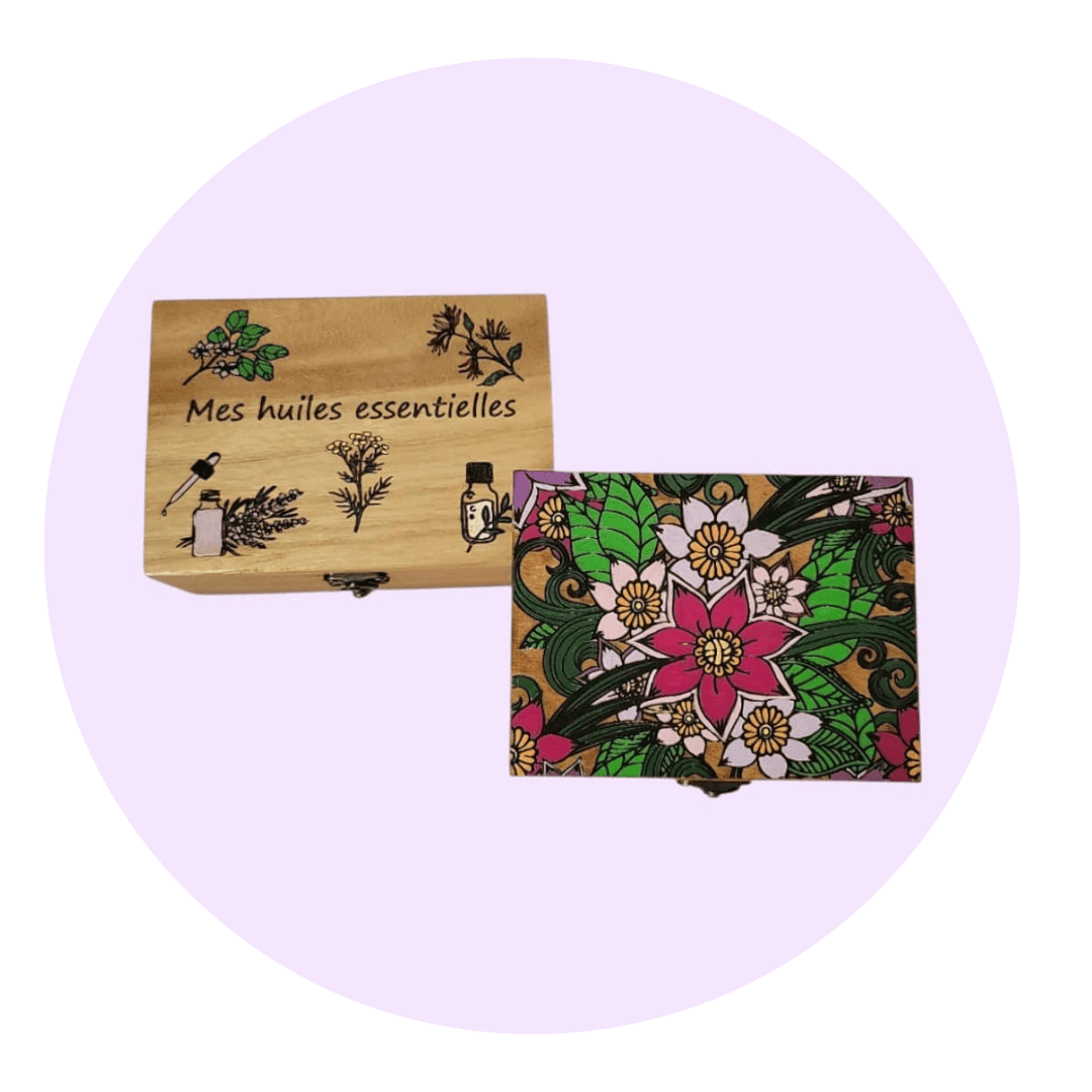 Boites pyrogravées Boites pyrogravées